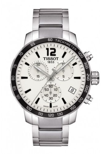 Tissot Quickster Chronograph Stainless Steel / Silver / Bracelet
